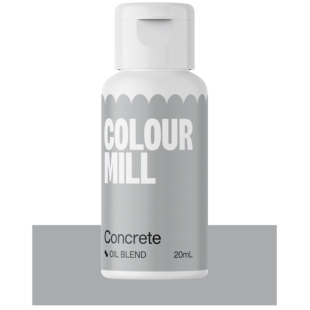 Colour Mill Oil Based Food Coloring 20ml Concrete