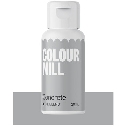 Colour Mill Oil Based Food Coloring 20ml Concrete