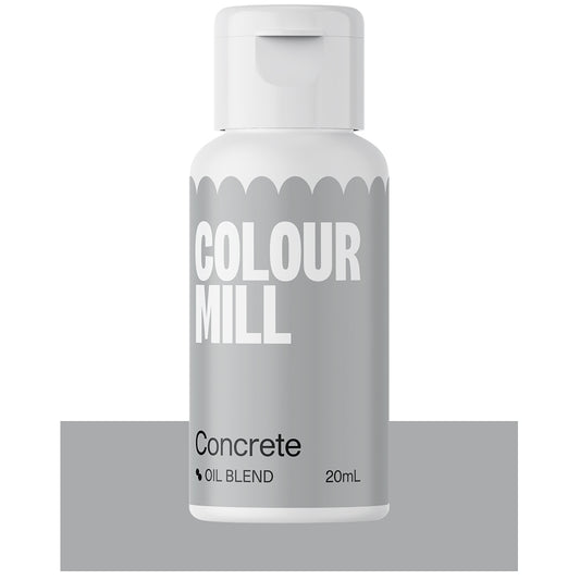 Colour Mill Oil Based Food Coloring 20ml Concrete