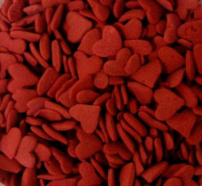 Jumbo Red Hearts Confetti Sprinkles 6 oz