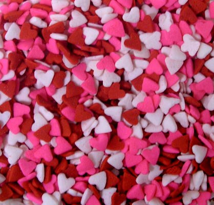 Confetti: Mini  Hearts 8oz