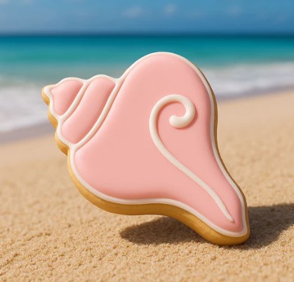 American Tradition Cookie Cutters 3  Conch Seashell Cutter