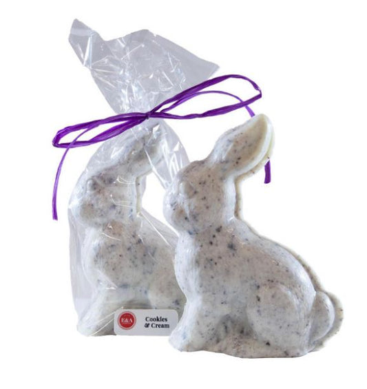 Easter Bunny Cookies & Cream Chocolate – 4 oz Gourmet Spring Candy Treat