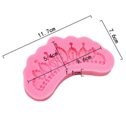 Crown Silicone Fondant & Chocolate Mold