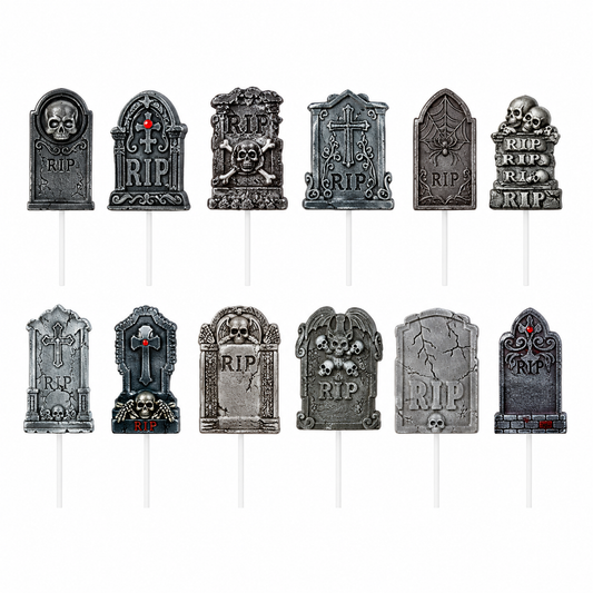 Halloween Tombstone Cupcake Toppers 12 Count
