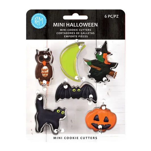 Mini Halloween 6 Pc Cookie Cutter Set
