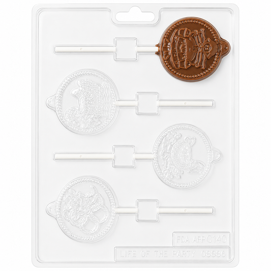 Twelve Days Of Christmas Days 5-8 Lollipop Mold