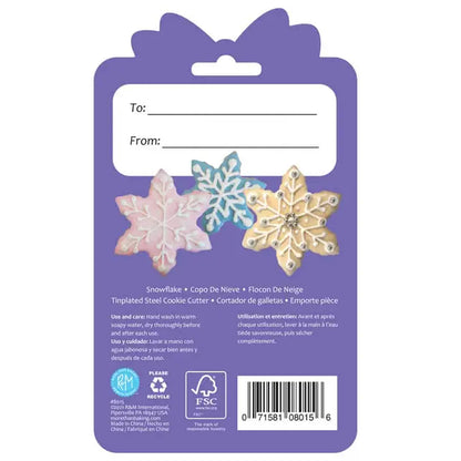 Snowflake Cookie Cutter 3 Inch