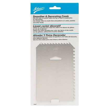 Ateco Cake Decorating Comb & Icing Smoother