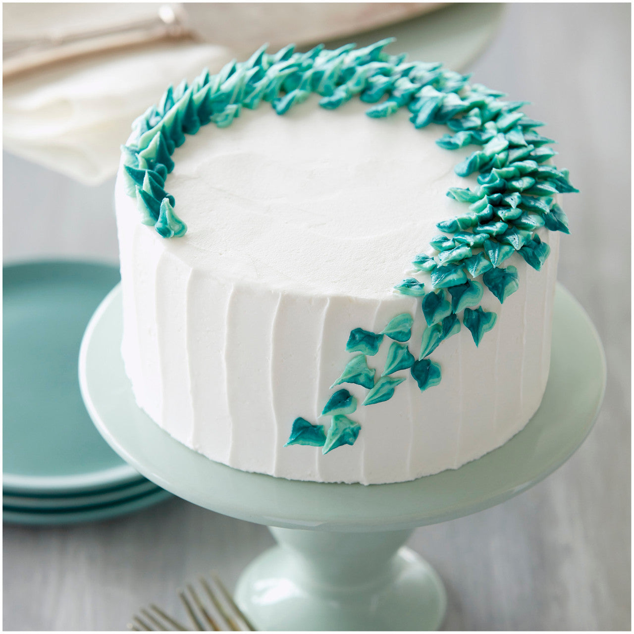 Cake Decorating Tip Set for Borders, 4-Piece