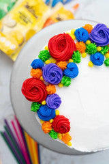 Green Decorator Icing Pouch with 4 Piping Tips 7.5oz