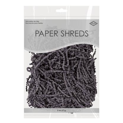 Black Crinkle Paper Shreds 2 oz Bag