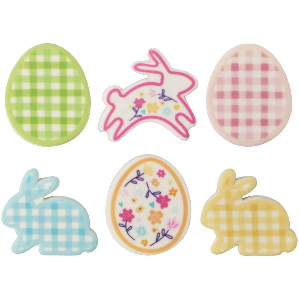Easter Edible Decorations Nostalgic 6 Count
