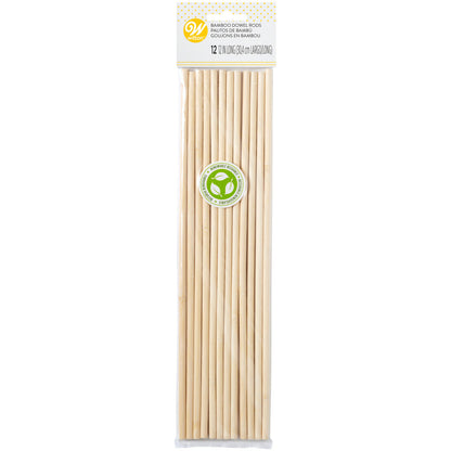 Wilton Bamboo Dowel Rods 12 Count
