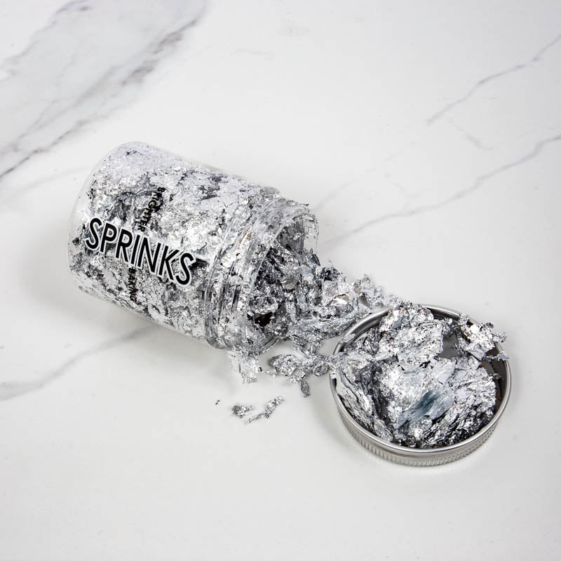 Sprinks Silver Leaf Flakes (2g)
