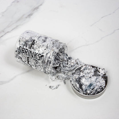 Sprinks Silver Leaf Flakes (2g)