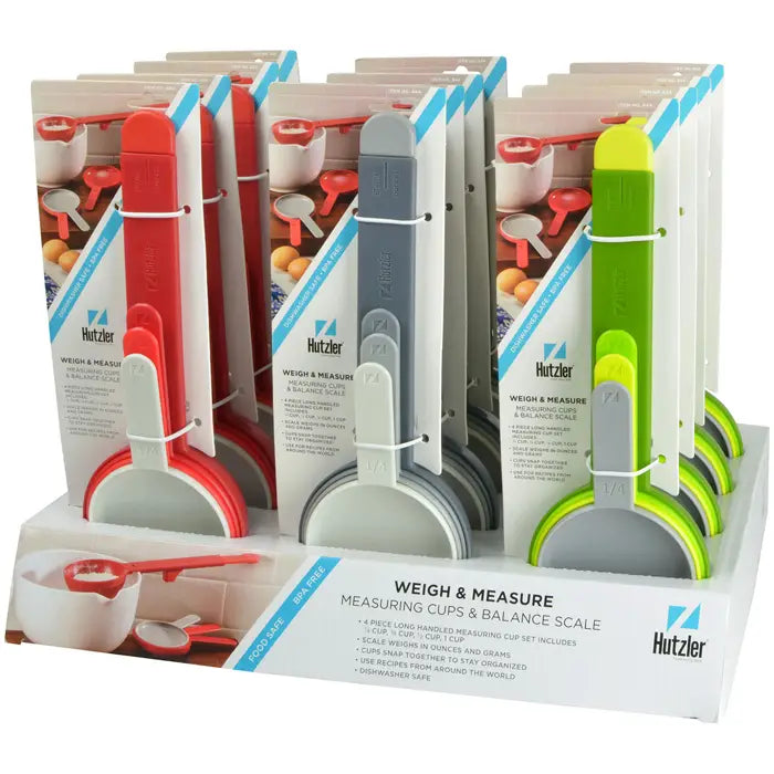 Weigh And Measure Measuring Cups 4 Piece