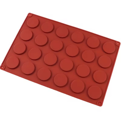 Round Bite-Size Silicone Mold – Candy Mini Discs