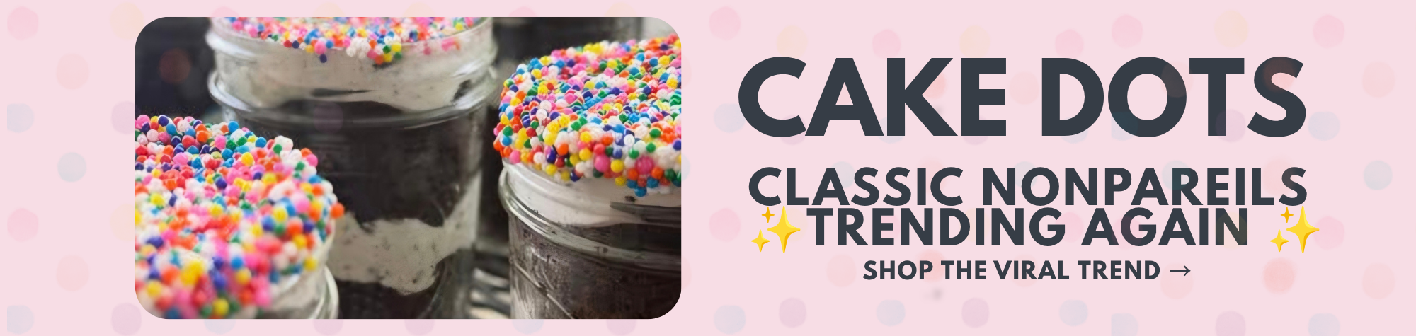 Nonpareil Dot Cake Sprinkles
