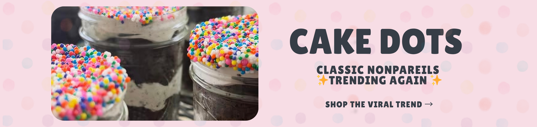 Nonpareil Dot Cake Sprinkles