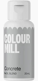 Colour Mill Oil Based Food Coloring 20ml Concrete