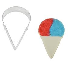 Snow Cone Cookie Cutter