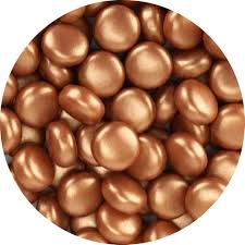 Copper Lentil Dragees 3oz