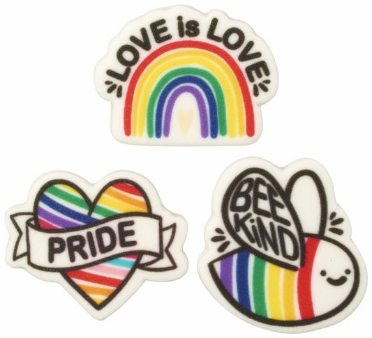 Edible Decorations Pride Day 1in 6-Count