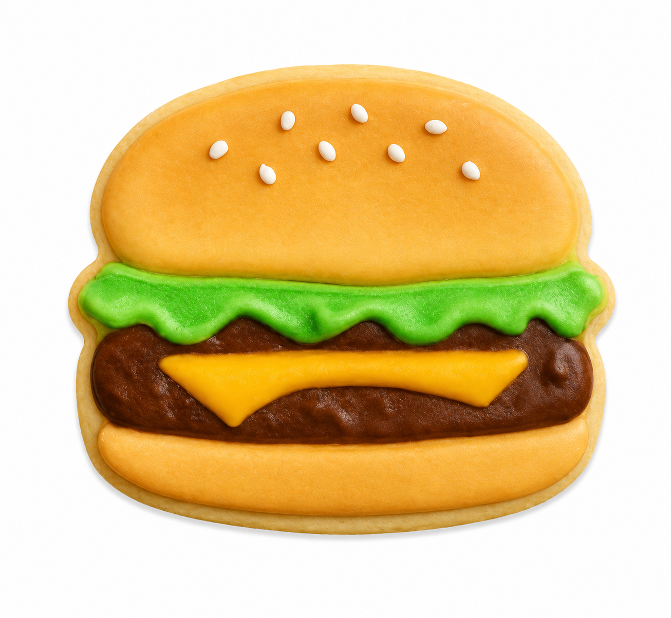 Hamburger Cookie Cutter 3.5 inch