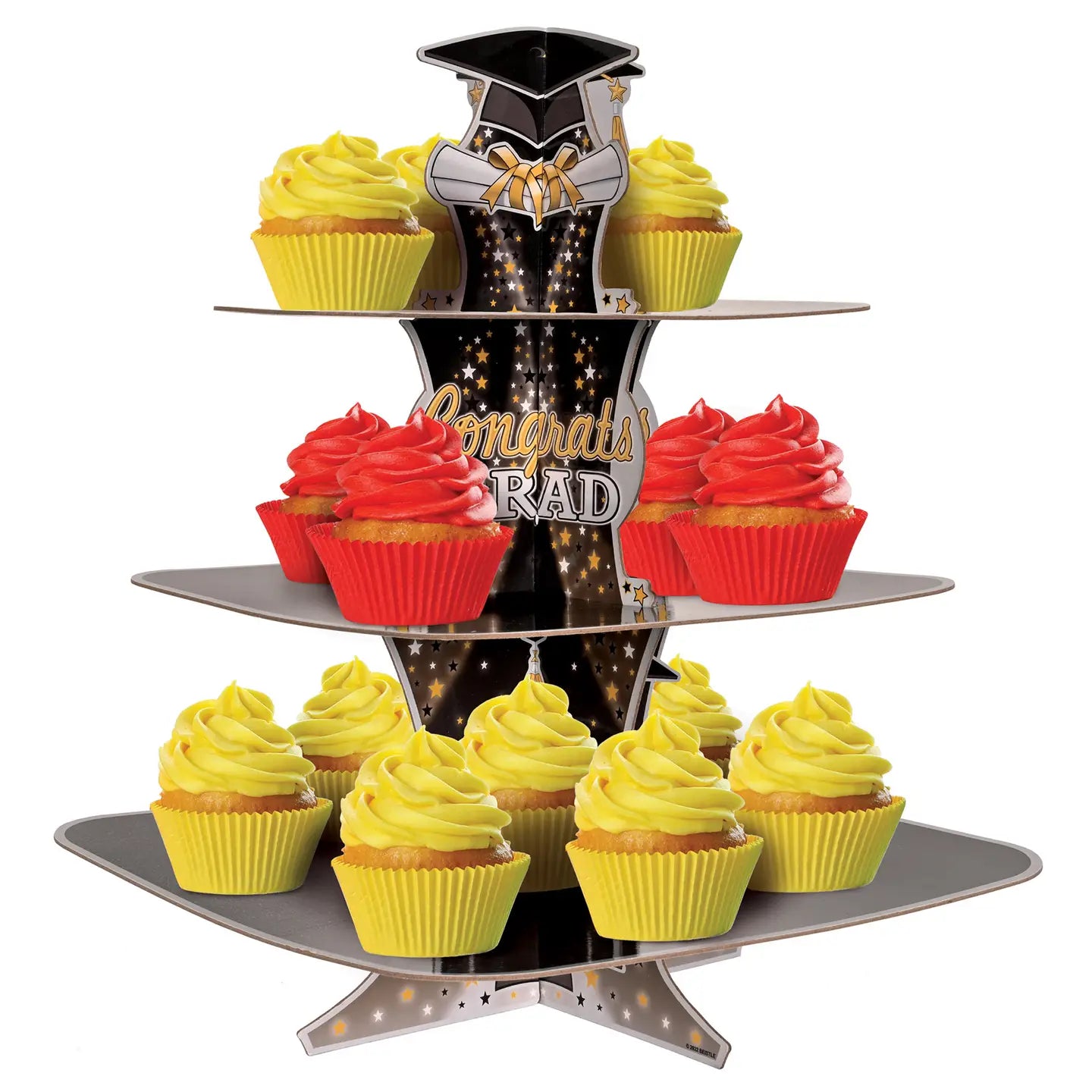 Cupcake Stand for Graduations 3 Tiered