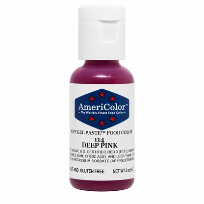 Americolor Soft Gel Paste Food Coloring .75 Deep Pink