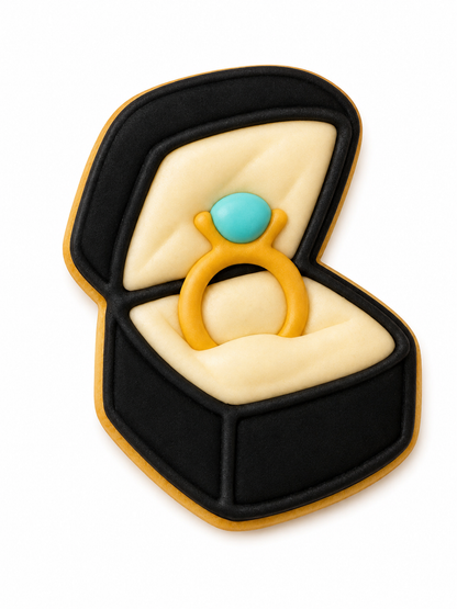 Engagement Ring Box Cookie Cutters 3.5in