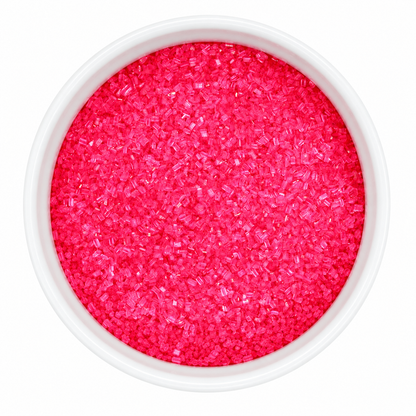 Pink Coarse Sugar Crystals