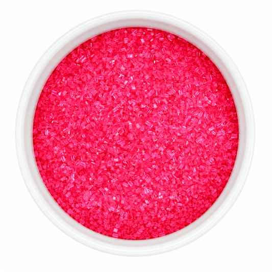 Pink Coarse Sugar Crystals