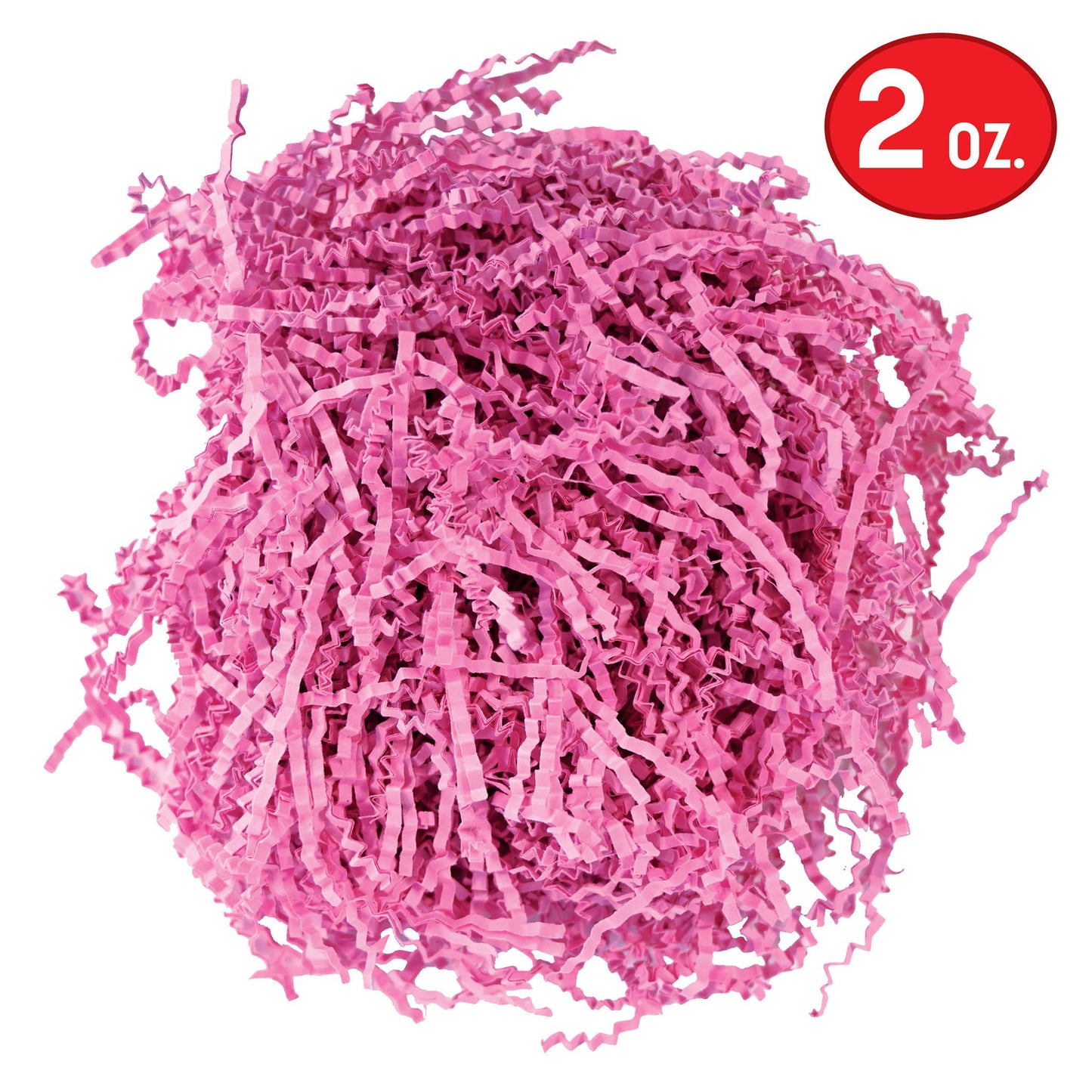 Light Pink Crinkle Paper Shreds 2 oz Bag