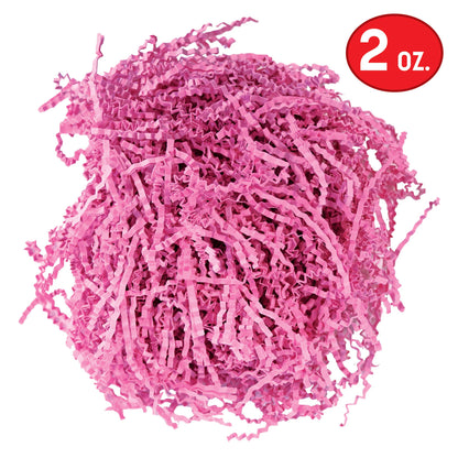 Light Pink Crinkle Paper Shreds 2 oz Bag