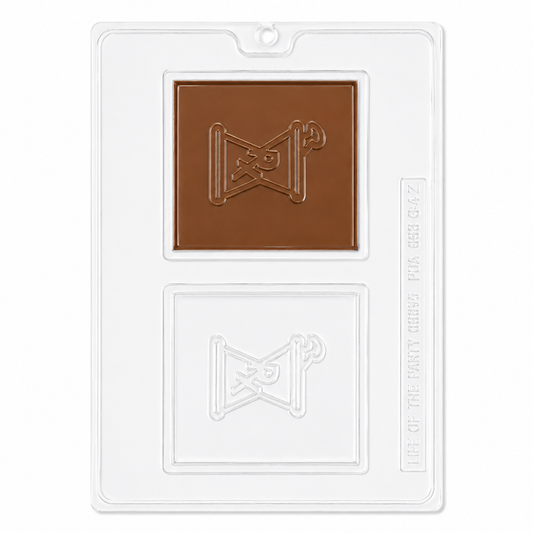 RX Medical Candy Bar Chocolate Mold, 2 Cavity