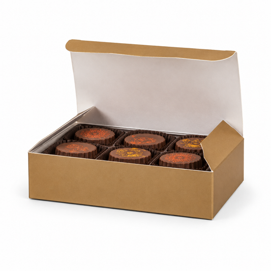 Candy Box 1/4 LB Gold 5 Count