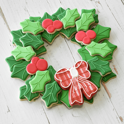 Wreath Centerpiece 4 PC Cookie Cutter Set