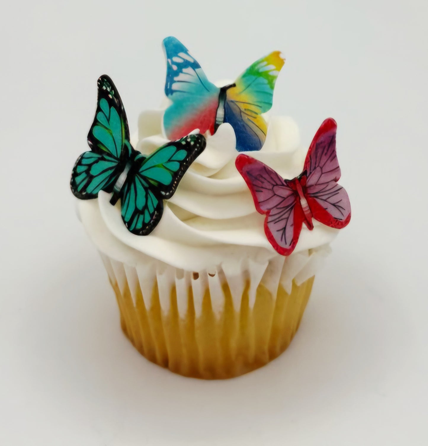 Butterfly Cake Decor Edible Wafer Butterflies 50-Count