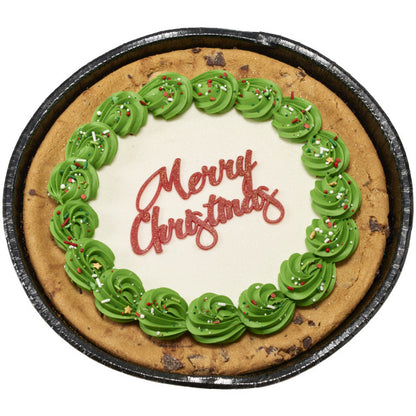 Merry Christmas Cake Topper  Red Glitter