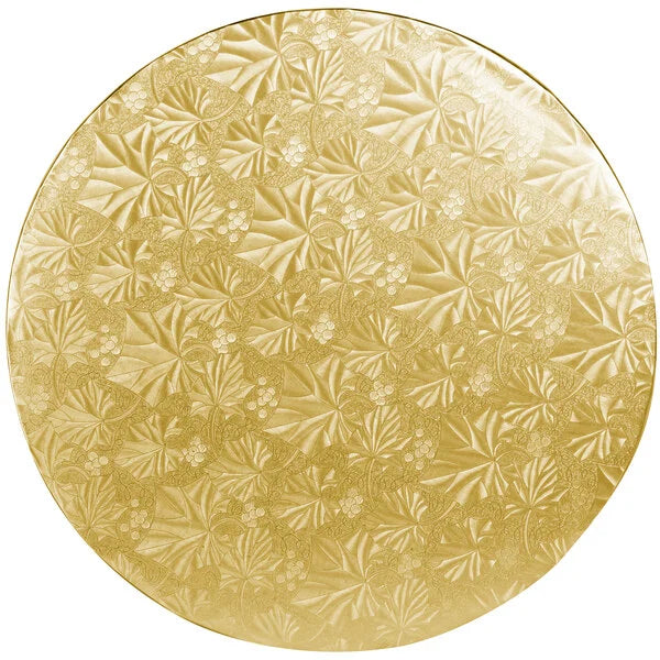 Enjay Gold Round Cake Drum 1/2 Inch Thick