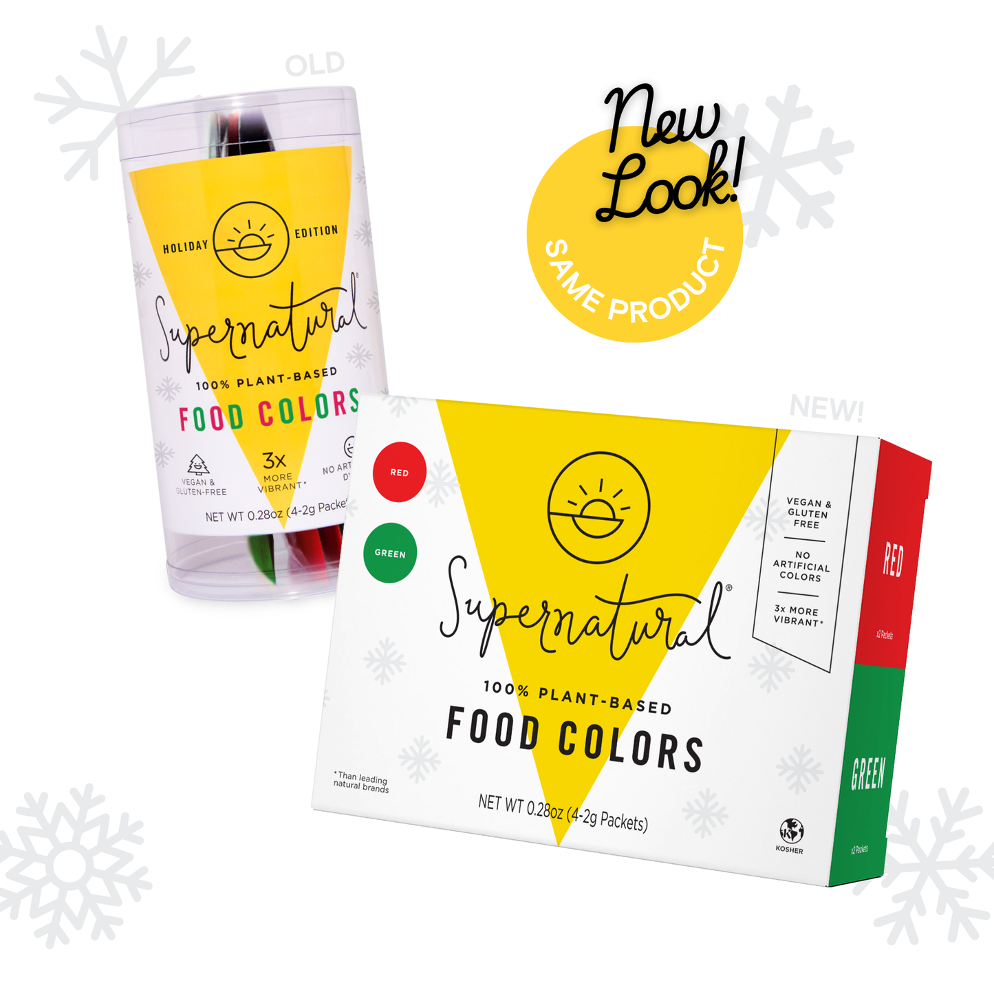 Supernatural Plant-Based Food Colors - Christmas Colors