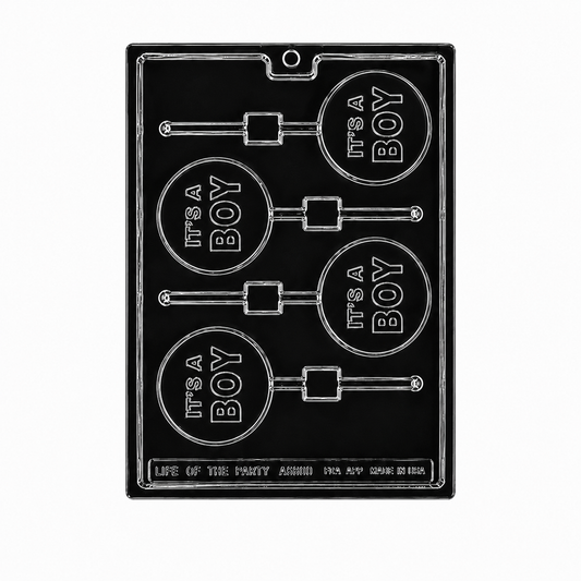 It’s a Boy Lollipop Chocolate Mold – Baby Shower Candy Mold for Favors & Treats