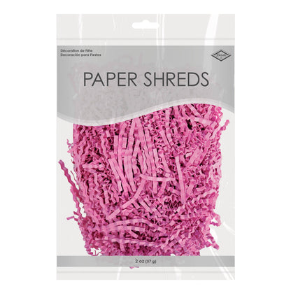 Light Pink Crinkle Paper Shreds 2 oz Bag