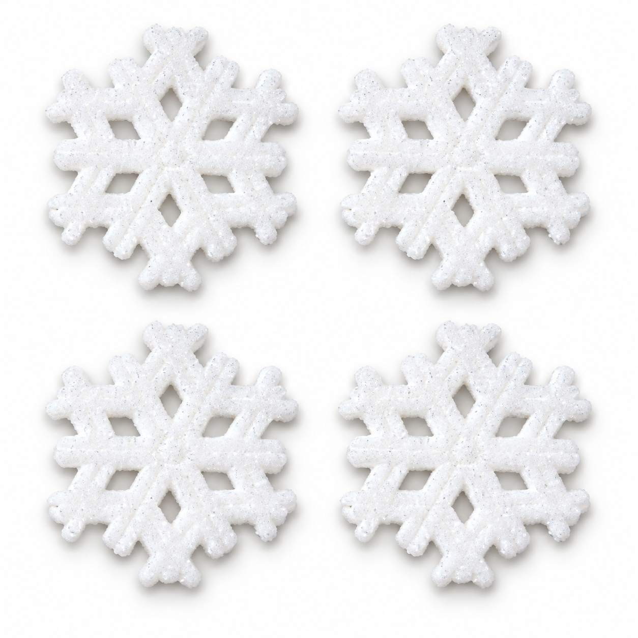 Product name: Edible Snowflake Sugar Decorations for Cakes & Cupcakes ...