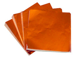 Foils 4x4 Orange 125 Count