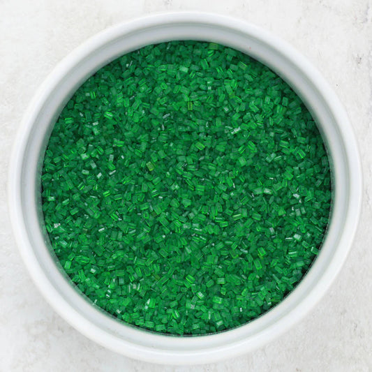 Green Coarse Sugar Crystals