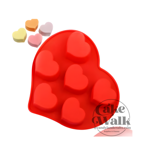 Valentine Heart Silicone Pan Cupcakes, Brownies & Rice Krispy Treats