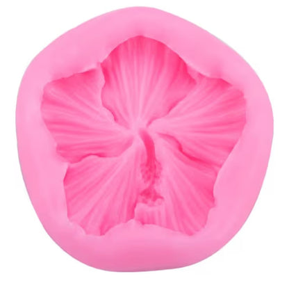 Hibiscus Flower Silicone Mold Tropical Fondant, Chocolate & Sugar Flower Mold Moana-Inspo